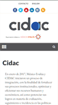 Mobile Screenshot of cidac.org