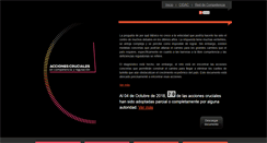 Desktop Screenshot of accionescruciales.cidac.org